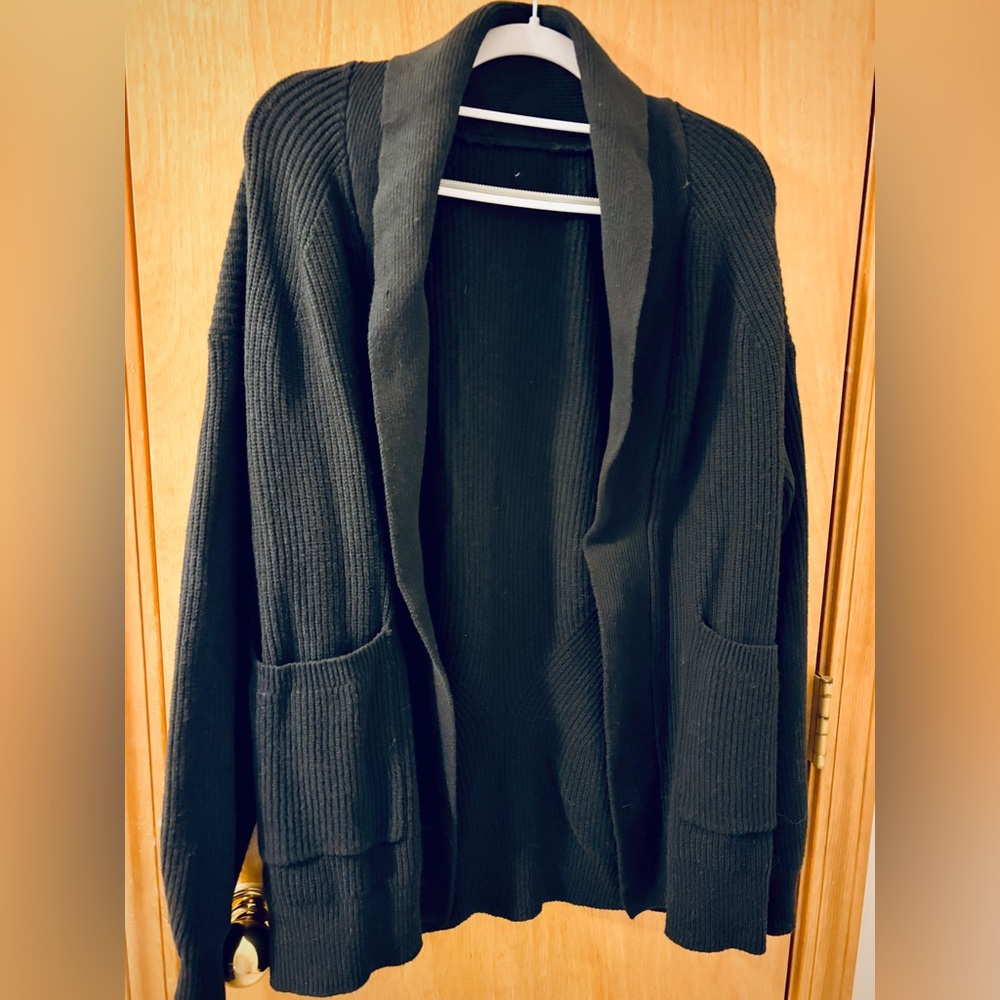 Target Black Knit Cardigan Womens Medium